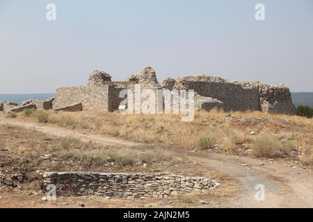 Gran Quivira, église, ruines, Salinas Pueblo Missions National Monument, Salinas Valley, New Mexico, USA Banque D'Images