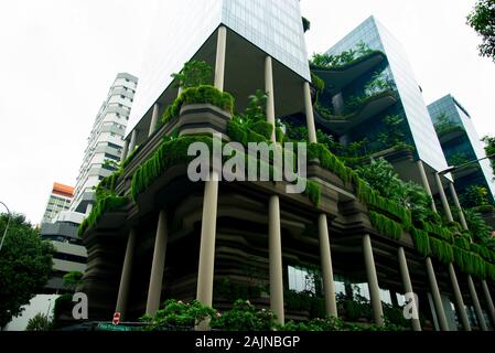 Green Eco Construction dans la ville Banque D'Images