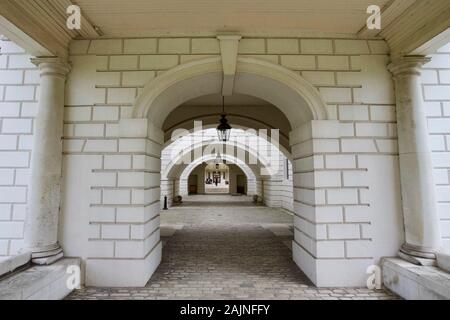 National Maritime Museum, Greenwich, Londres, Angleterre. Banque D'Images