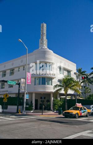 Miami Beach États-Unis - 22 décembre 2012 : Miami Beach l'Essex House Banque D'Images