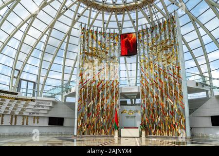 Hall de la victoire au Musée d'État biélorusse de l'histoire de la Grande Guerre patriotique Banque D'Images