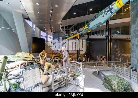 À l'intérieur du Musée d'État biélorusse de l'Histoire de la Grande Guerre patriotique Banque D'Images