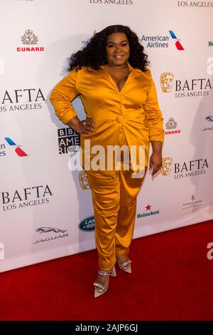 Los Angeles, USA. 05Th Jan, 2020. Da'Vine joie Randolph assiste à la BAFTA Los Angeles Saison des prix Tea Party à l'hôtel Four Seasons de Los Angeles, Californie, USA, le 04 janvier 2020. | conditions dans le monde entier : dpa Crédit photo alliance/Alamy Live News Banque D'Images