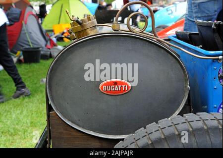 1922 Bugatti Type 13 Affiché À Prescott Hill Climb, Gloucestershire Banque D'Images