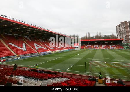 Londres, Royaume-Uni. 5 janvier 2020. Une vue générale du stade au cours de la FA Cup match entre Charlton Athletic et West Bromwich Albion à la vallée, Londres le dimanche 5 janvier 2020. (Crédit : Jacques Feeney | MI News) photographie peut uniquement être utilisé pour les journaux et/ou magazines fins éditoriales, licence requise pour l'usage commercial Crédit : MI News & Sport /Alamy Live News Banque D'Images