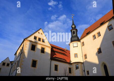 Le Château de Colditz, la célèbre prison de la Seconde Guerre mondiale, la Saxe en Allemagne de l'Est/Europe Banque D'Images