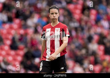 Bilbao, Pays Basque, Espagne. 5Th Jan, 2020. DAMARIS (6) au cours de la rencontre entre l'Athletic Bilbao et le FC Barcelone au stade San Mames de Bilbao. Dimanche, Janvier 5, 2020. Credit : Edu del Fresno/ZUMA/Alamy Fil Live News Banque D'Images