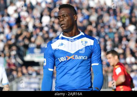 Brescia, Italie. 5Th Jan, 2020 bresciaduring. balotelli Brescia vs Lazio, Serie A soccer italien Championnat Hommes à Brescia, Italie, 05 janvier 2020 - LPS/Alessio Tarpini Tarpini Crédit : Alessio/LPS/ZUMA/Alamy Fil Live News Banque D'Images