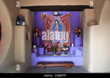 Chapelle Notre Dame De Guadalupe, Vieille Ville, Albuquerque, Nouveau Mexique, États-Unis Banque D'Images