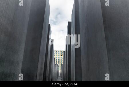 Mémorial aux Juifs assassinés d'europe Banque D'Images