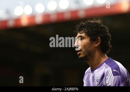 Londres, ANGLETERRE - 5 janvier Ahmed Hegazi de West Bromwich Albion lors de la FA Cup match entre Charlton Athletic et West Bromwich Albion à la vallée, Londres le dimanche 5 janvier 2020. (Crédit : Jacques Feeney | MI News) photographie peut uniquement être utilisé pour les journaux et/ou magazines fins éditoriales, licence requise pour l'usage commercial Crédit : MI News & Sport /Alamy Live News Banque D'Images