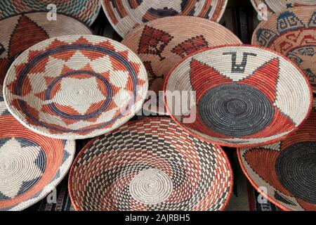 Des paniers pour vente, Santa Fe, New Mexico, USA Banque D'Images