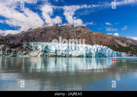 De l'Alaska. Margerie glacier dans le parc national Glacier Bay. Banque D'Images