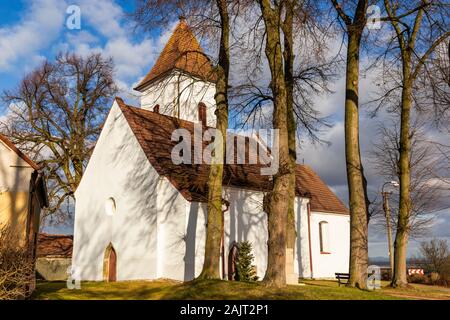 Église romaine sv. Stepana village Dolni Bukovsko en République tchèque. La région de Bohême du Sud. République tchèque. Banque D'Images