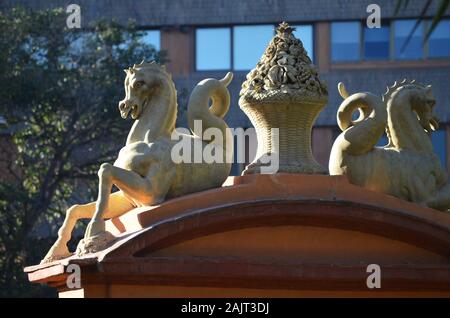 Le 19ème siècle Les Jardins de Montfort néoclassique à Valence, Espagne Banque D'Images