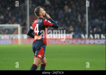 Genova, Italie. 5Th Jan, 2020. Au cours de Gênes contre Sassuolo, Serie A soccer italien Championnat Hommes à Genova, Italie, 05 janvier 2020 - LPS/crédit : Danilo Danilo Vigo Vigo/fil LPS/ZUMA/Alamy Live News Banque D'Images