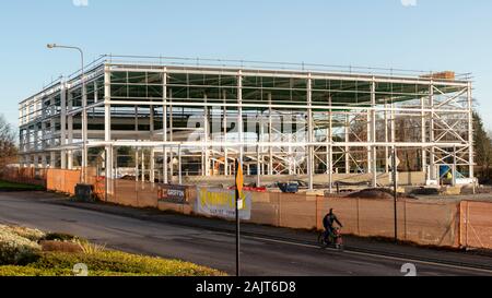 Chantier et nouveau développement pour le centre de cinéma Omniplex par Griffin Brothers Contracting à Killarney, comté de Kerry, Irlande à partir de 2019 Banque D'Images