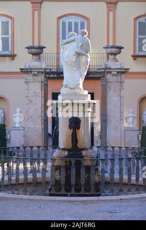 Le 19ème siècle Les Jardins de Montfort néoclassique à Valence, Espagne Banque D'Images