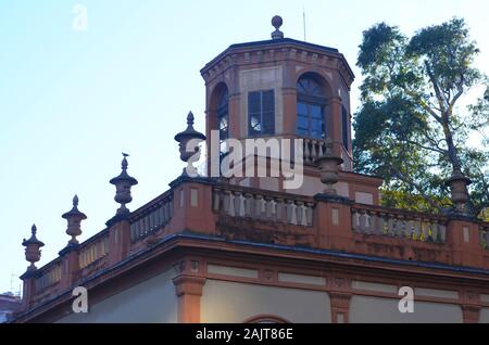 Le 19ème siècle Les Jardins de Montfort néoclassique à Valence, Espagne Banque D'Images