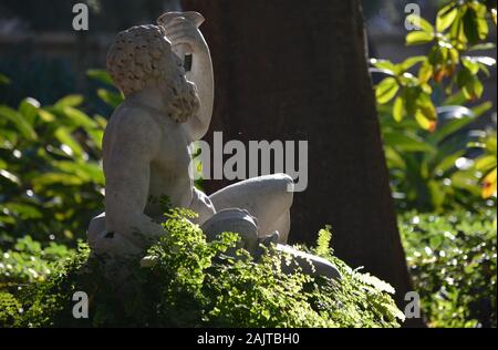 Le 19ème siècle Les Jardins de Montfort néoclassique à Valence, Espagne Banque D'Images