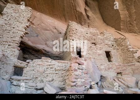 'River House' logement falaise dans le sud de l'Utah. Banque D'Images