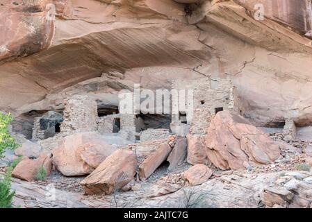 'River House' logement falaise dans le sud de l'Utah. Banque D'Images