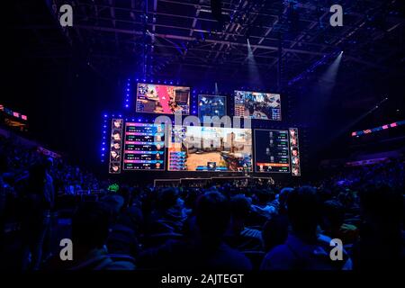 Image éditoriale d'un Counter Strike : Global Offensive tournoi esports event. Banque D'Images
