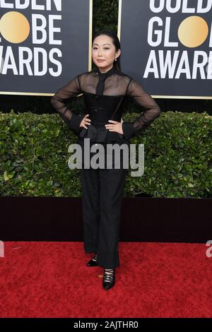Los Angeles, Californie, USA. 05Th Jan, 2020. Lulu Wang arrive à la 77e Golden Globe Awards tenue à l'hôtel Beverly Hilton le 5 janvier 2020 à Beverly Hills, CA. (Photo par Sthanlee B. Mirador/Sipa USA) Crédit : Sipa USA/Alamy Live News Banque D'Images