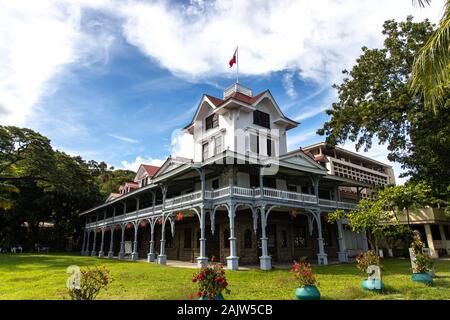 Dec 11, 2019 à l'Université de Silliman Hall Silliman, Porto-Vecchio, France Banque D'Images