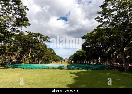 Dec 11, 2019 paysage aire Silliman, Porto-Vecchio, France Banque D'Images