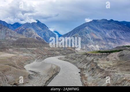 Région du Cachemire du Pakistan en août 2019 Banque D'Images