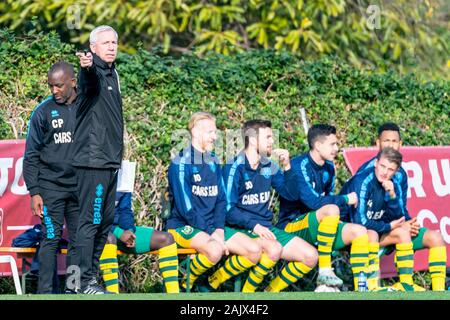 MALAGA, 06-01-2020, football, , de l'Eredivisie néerlandaise, saison 2019-2020, ADO La Haye d'Alan Pardew, l'entraîneur au cours de l'ADO testmatch - Noordwijk à Mijas, Espagne Banque D'Images