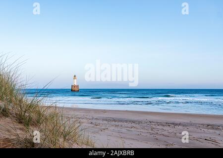 Rattray Head Lighthouse, Rattray, Ecosse, Royaume-Uni, 3.1.2020 Photo : Cronos/Catalin Soare Banque D'Images