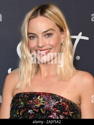 Los Angeles, Californie, USA. 05 janvier 2020 - Los Angeles, Californie - Margot Robbie. 21e Congrès annuel et Warner Bros. InStyle Golden Globes After Party qui a eu lieu au Beverly Hilton Hotel. Crédit photo : Birdie Thompson/AdMedia /MediaPunch MediaPunch Crédit : Inc/Alamy Live News Banque D'Images