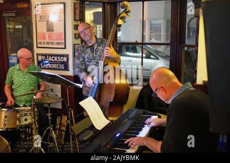 Du jazz en live au bras de vanniers à Brighton Banque D'Images