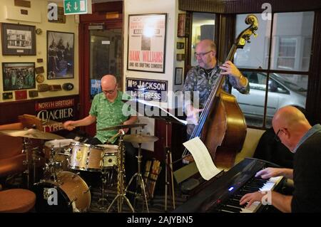 Du jazz en live au bras de vanniers à Brighton Banque D'Images