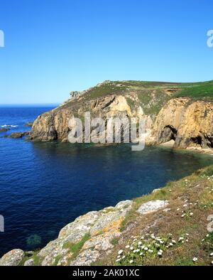 Mill Bay ou Nanjizal près de Lands End, Cornwall. Banque D'Images