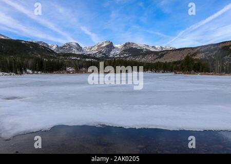 Sprague Lake, Colorado Banque D'Images