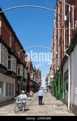 Scarisbrick piétonne Avenue, Southport, Merseyside, Angleterre, Royaume-Uni Banque D'Images