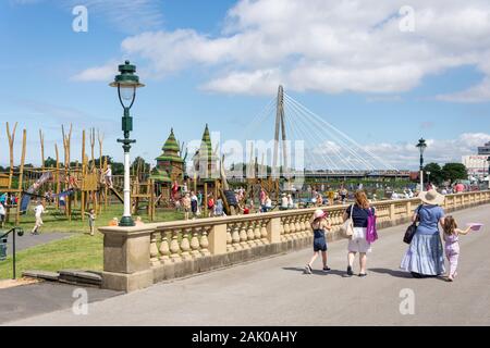 Jardins du Roi de jeux, jardins du roi, Southport, Merseyside, Angleterre, Royaume-Uni Banque D'Images