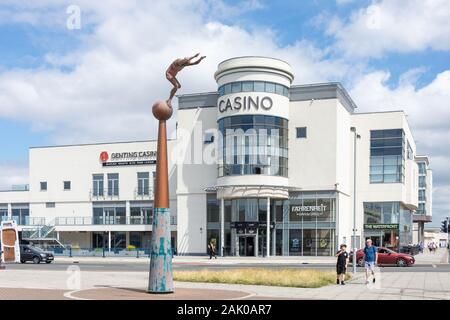 Casino Genting Southport, la promenade du bord de mer, Southport, Merseyside, Angleterre, Royaume-Uni Banque D'Images