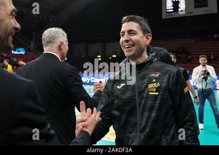 Pérouse, Italie. 08Th Jan, 2020. gogol michael mieszko (1Â° coach pge skra belchatow) lors du test Match - Sir Safety Pérouse Conad vs Skra Belchatow, volley-ball test Match à Perugia, Italie, le 06 janvier 2020 : Crédit Photo Agency indépendante/Alamy Live News Banque D'Images