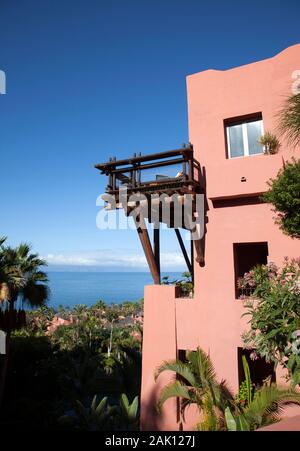 Guest balcon à l'hôtel Ritz-Carlton, Tenerife, Îles Canaries Banque D'Images