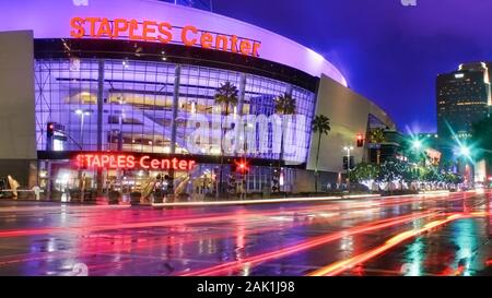 Staples Center de Los Angeles Banque D'Images