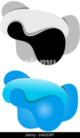 Vector illustration bannière moderne résumé fond modèles Illustration de Vecteur