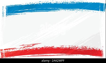 La Crimée Grunge flag Illustration de Vecteur