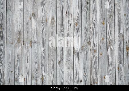 Texture de fond de l'ancien en bois peint gris conseils doublure mur. La texture en bois vertical. Banque D'Images
