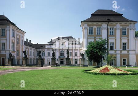 Vue sur le palais Baroque de Duchcov. Il y Chevalier de Seintgalt, également connu sous le nom de Giovanni Giacomo Casanova a passé les dernières années de sa vie dans la 1 Banque D'Images