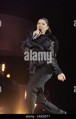 Milan Italie 2010-05-14 : Elisa, chanteuse italienne, lors du concert au Forum Assago Banque D'Images