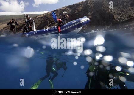 Tauchen vor La Restinga, El Hierro, Spanien | utilisée dans le monde entier Banque D'Images